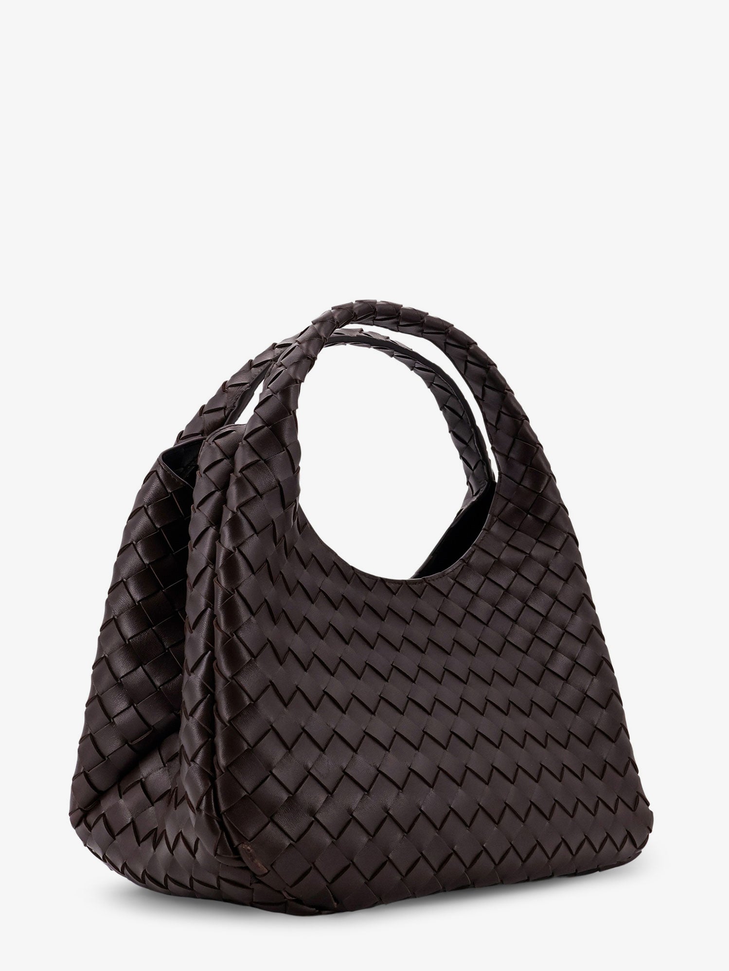 Campana leather shoulder bag with Intrecciato motif - Image 3