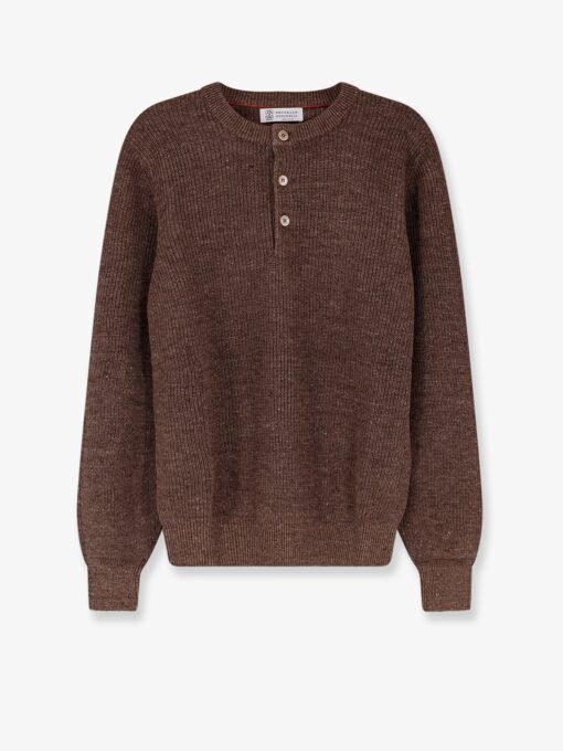 Linen and cotton sweater