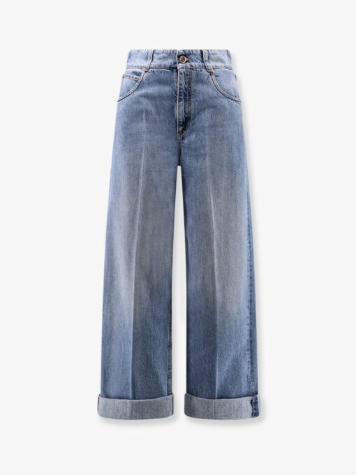 Denim blue jeans