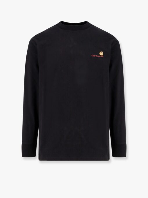 L/S American Script organic cotton T-shirt
