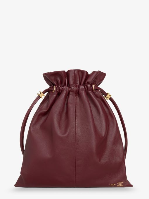 Crystal leather crossbody bag