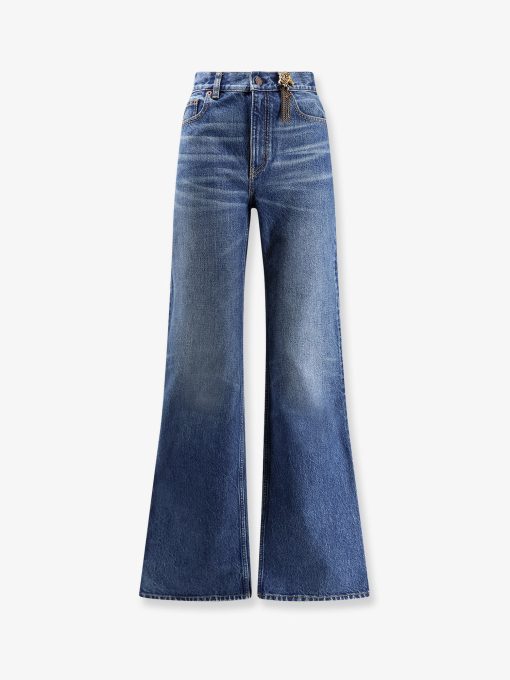 High waist biologic cotton jeans