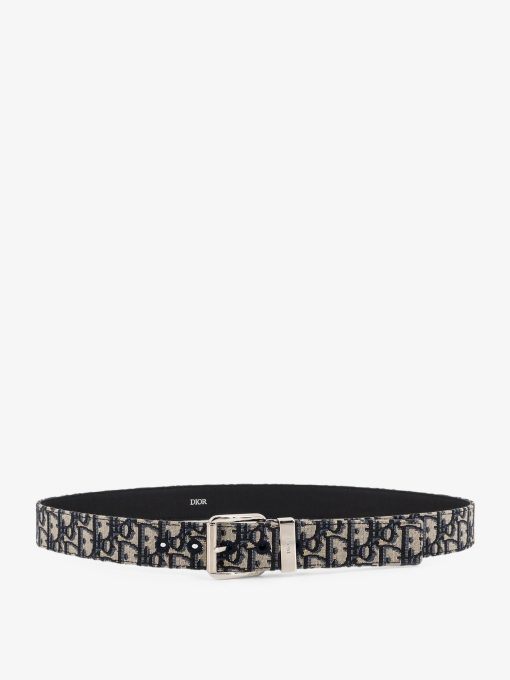 Dior Oblique jacquard belt