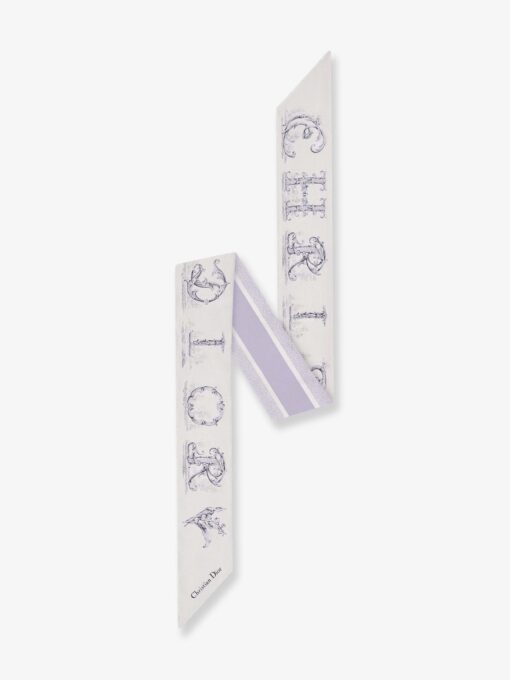 Silk Mitzah Dior Alphabet