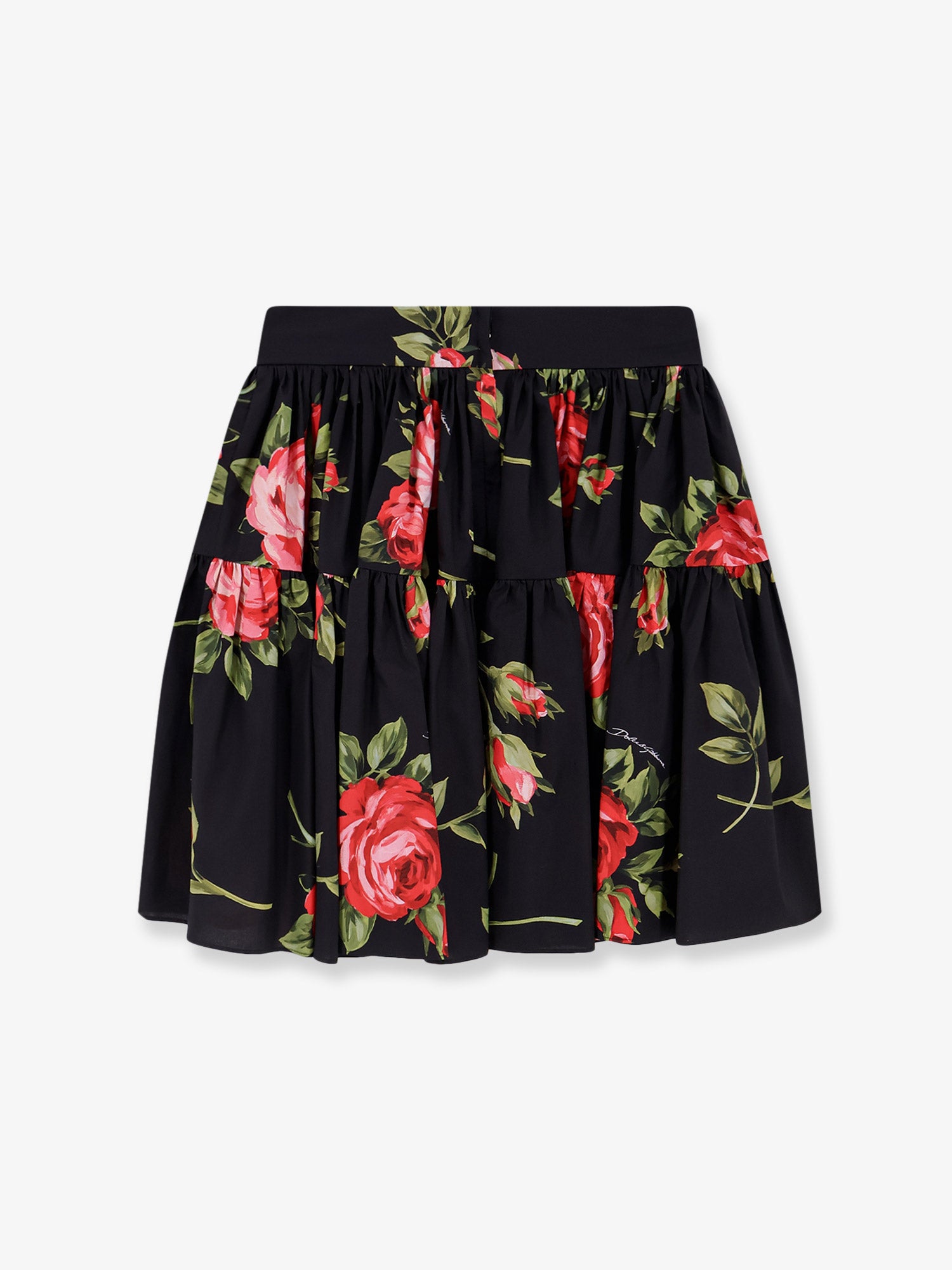 Cotton skirt with iconic print - Image 2