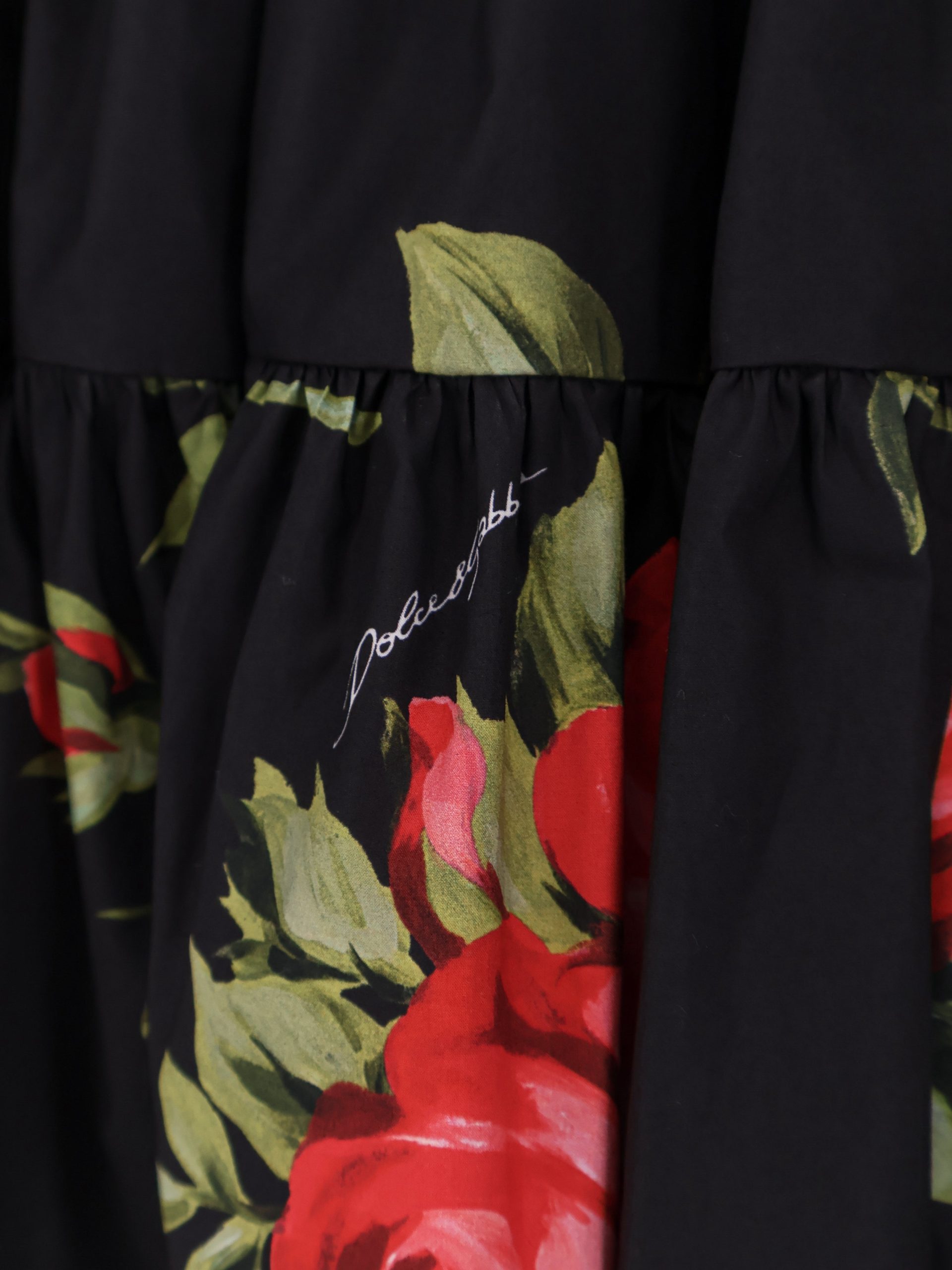 Cotton skirt with iconic print - Image 3
