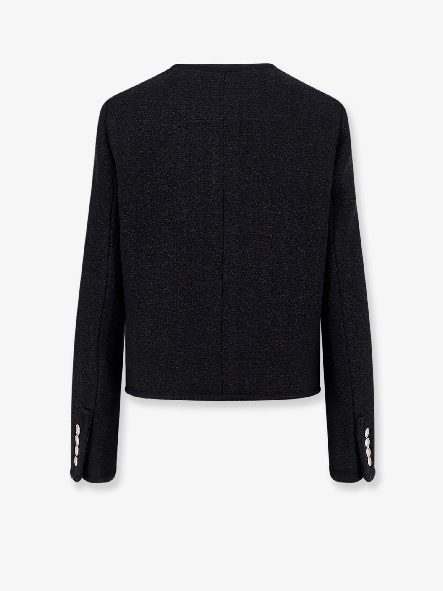 Unisex bouclé tweed blazer - Image 2