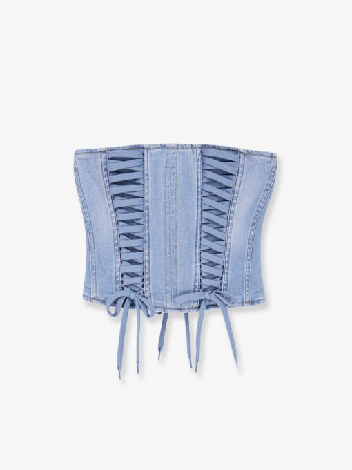 Urban denim bustier