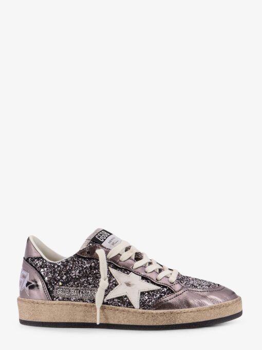 Ball Star glittered leather sneakers