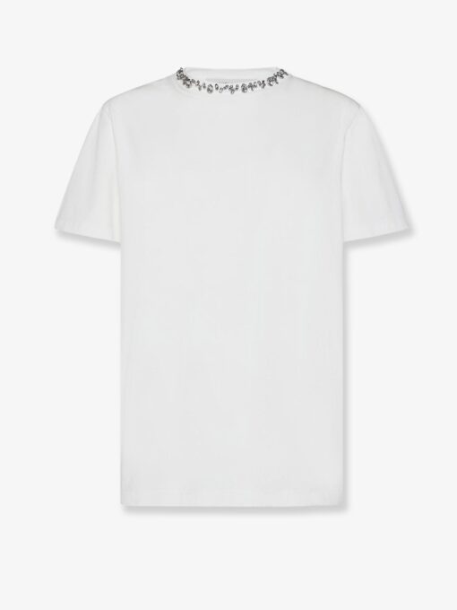 Cotton t-shirt with rhinestones