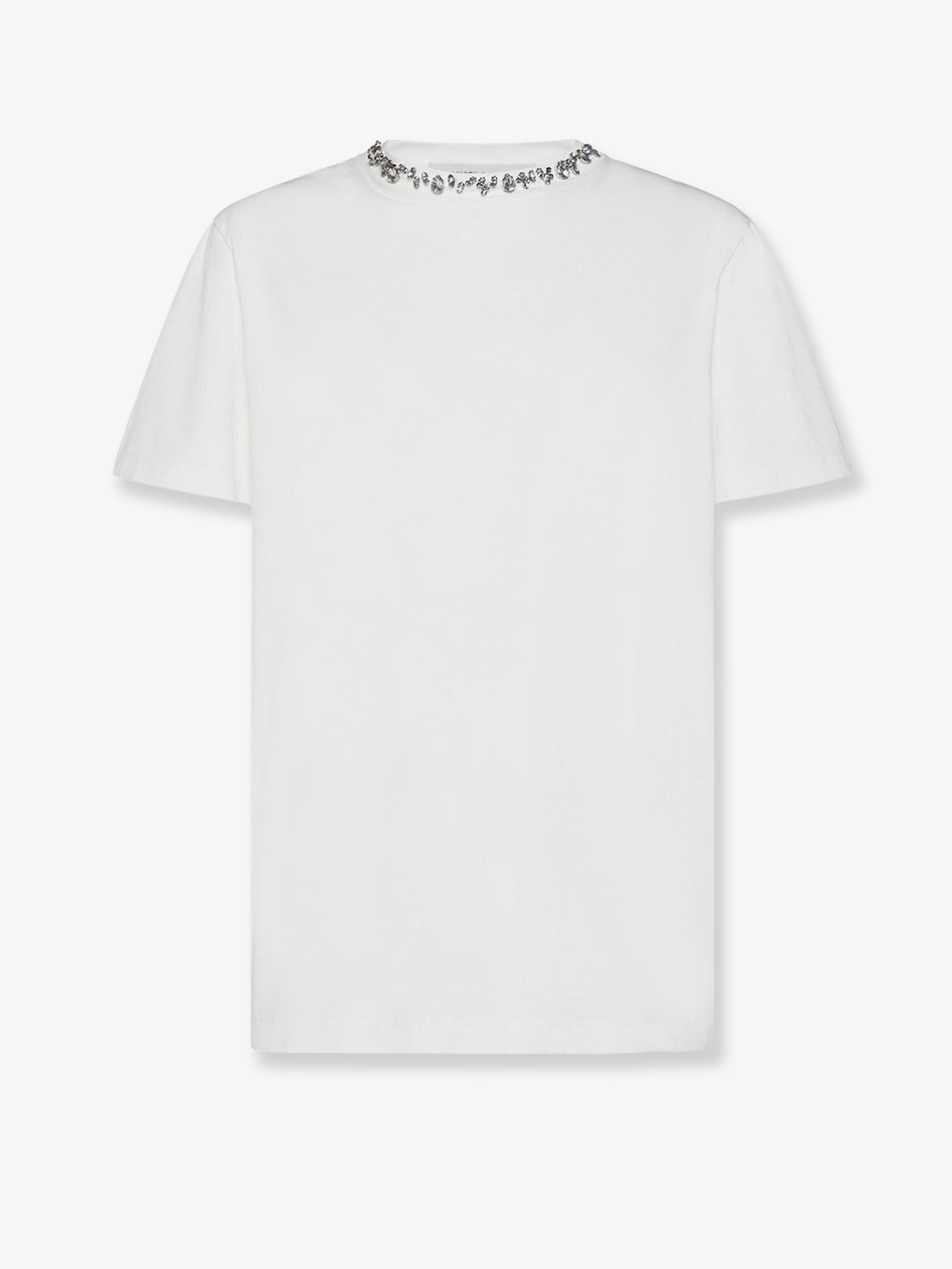Cotton t-shirt with rhinestones