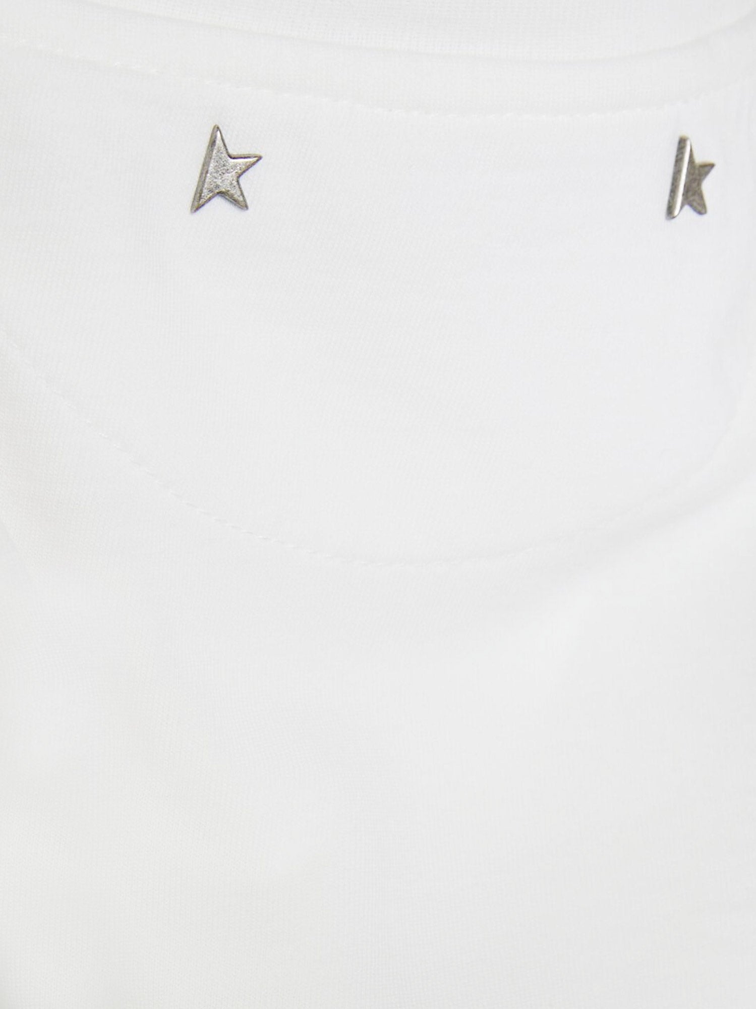 Cotton t-shirt with rhinestones - Image 3