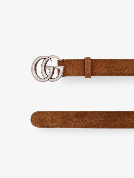 Suede belt