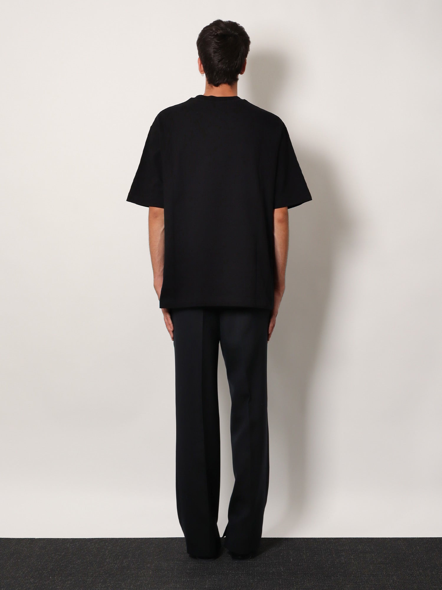 Cotton jersey T-shirt with logo - Image 3