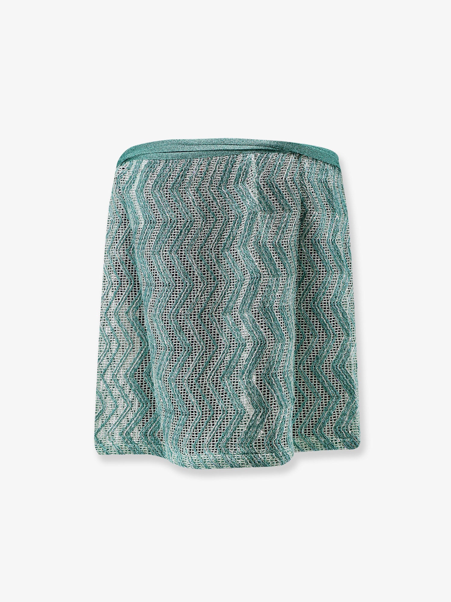 Viscose blend and sequin mini skirt - Image 2