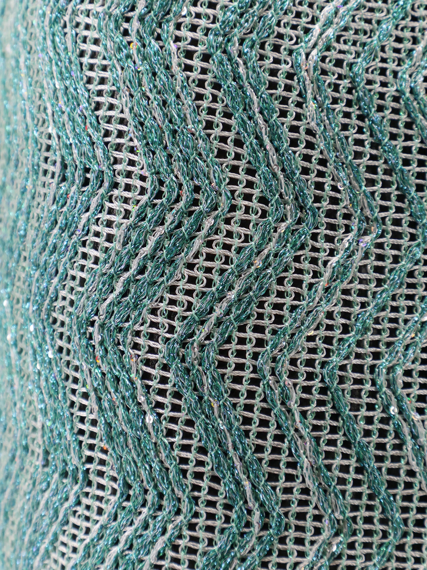Viscose blend and sequin mini skirt - Image 3
