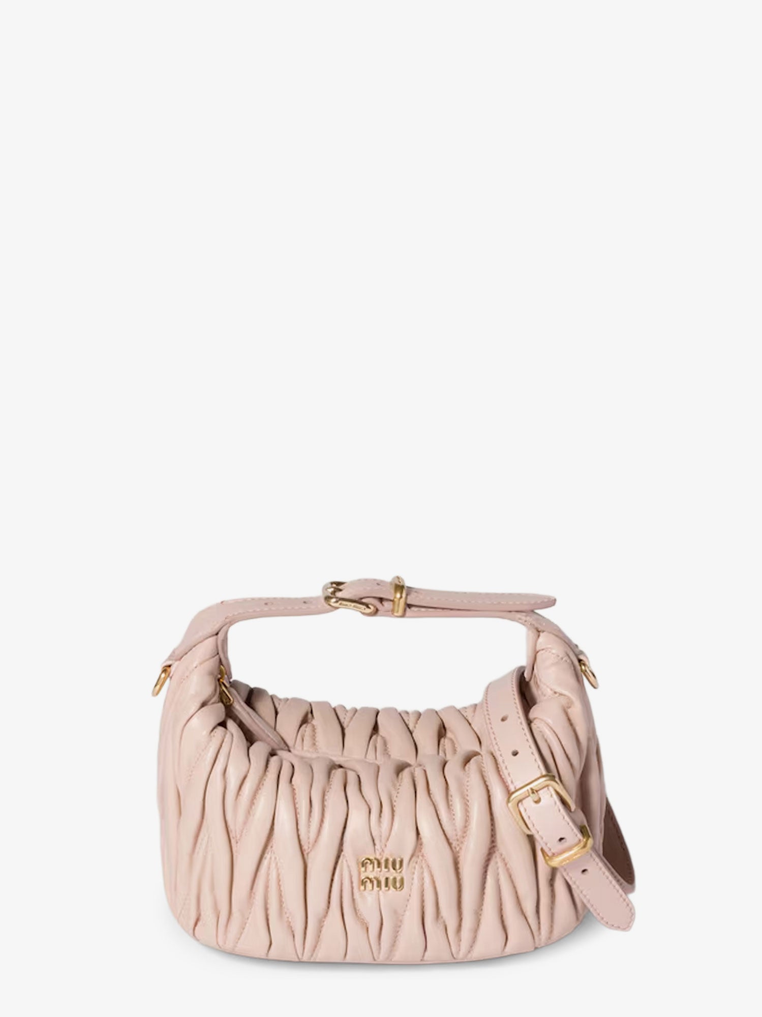 Matelassé leather handbag
