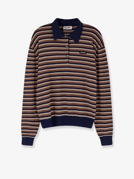 Virgin wool polo shirt