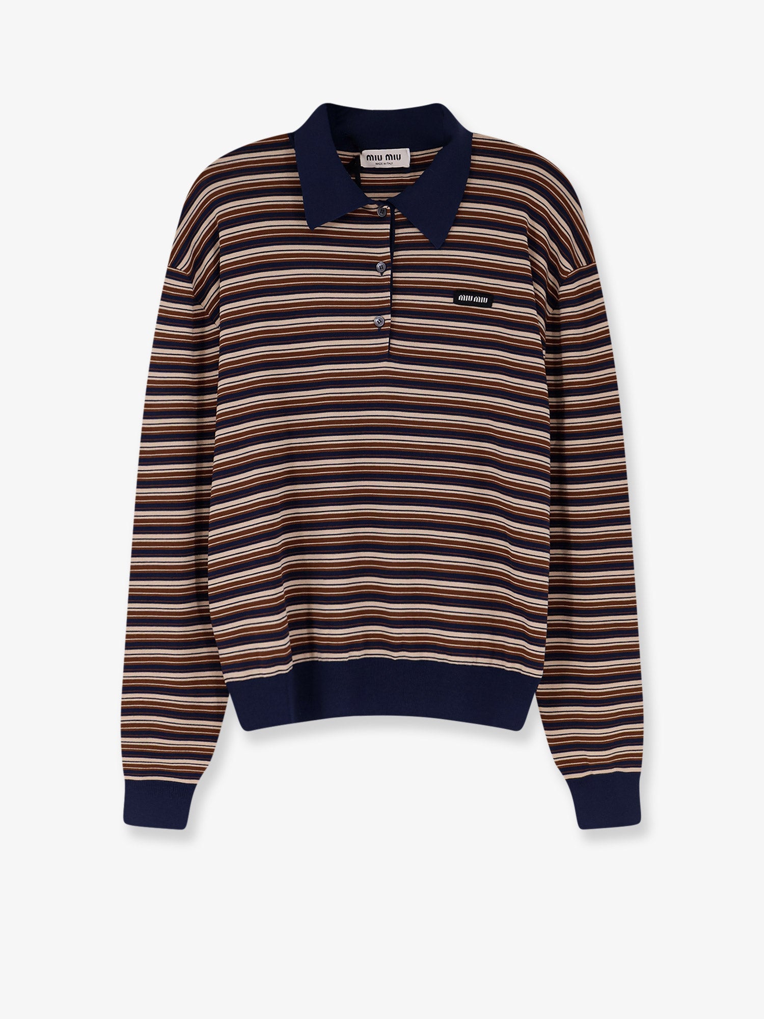 Virgin wool polo shirt