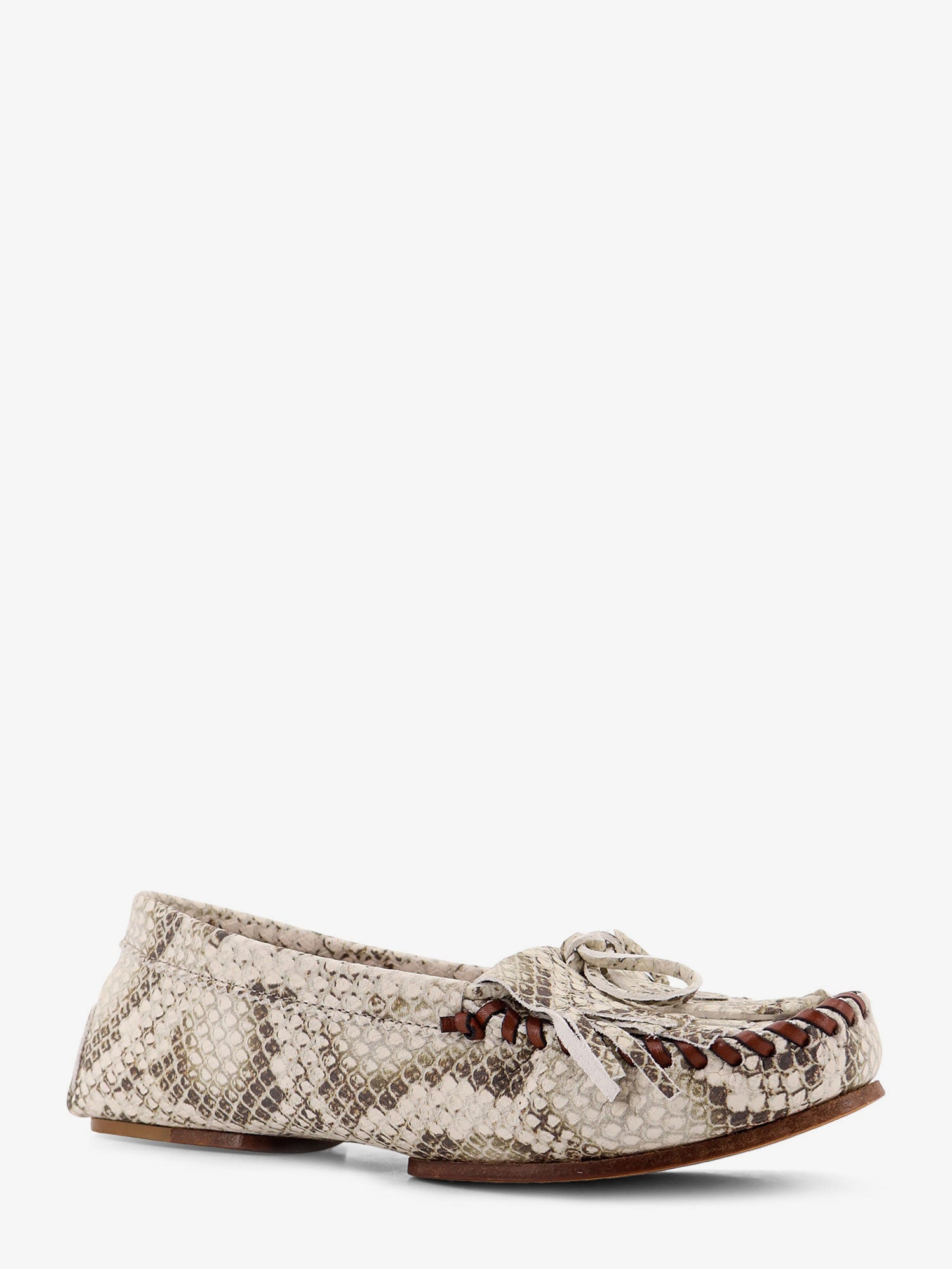 Indiana leather loafers with croco print - Image 2