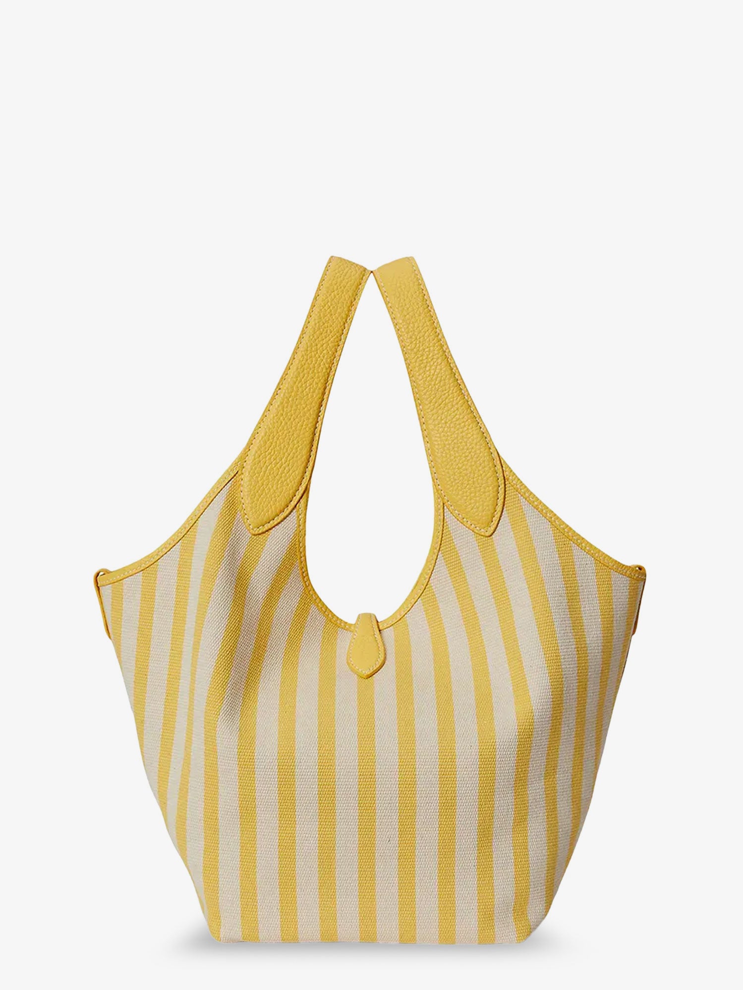 Canvas handbag with striped pattern - Image 2
