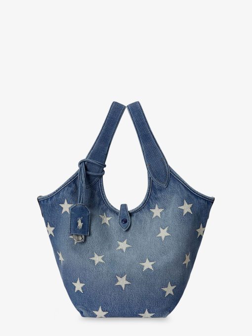 Denim shoulder bag