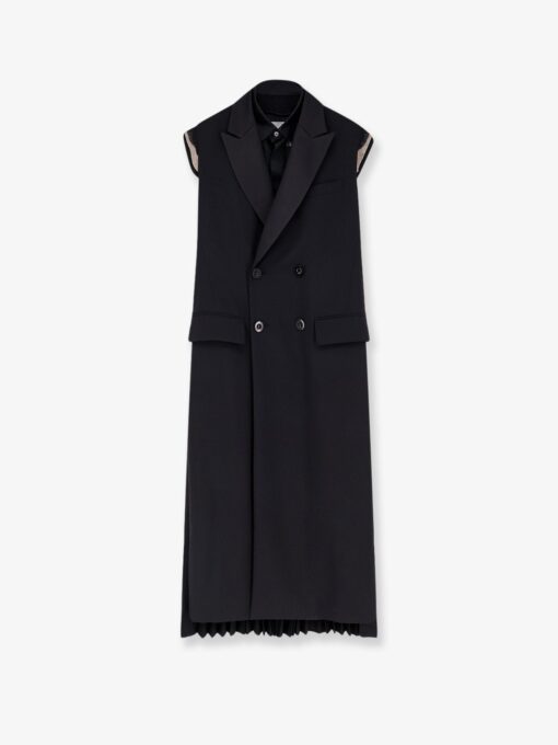 Wool blend blazer dress