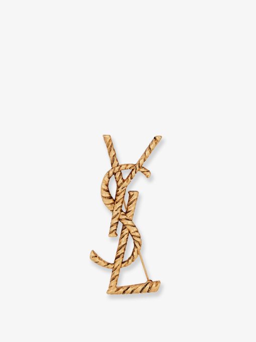Cassandre YSL metal brooch