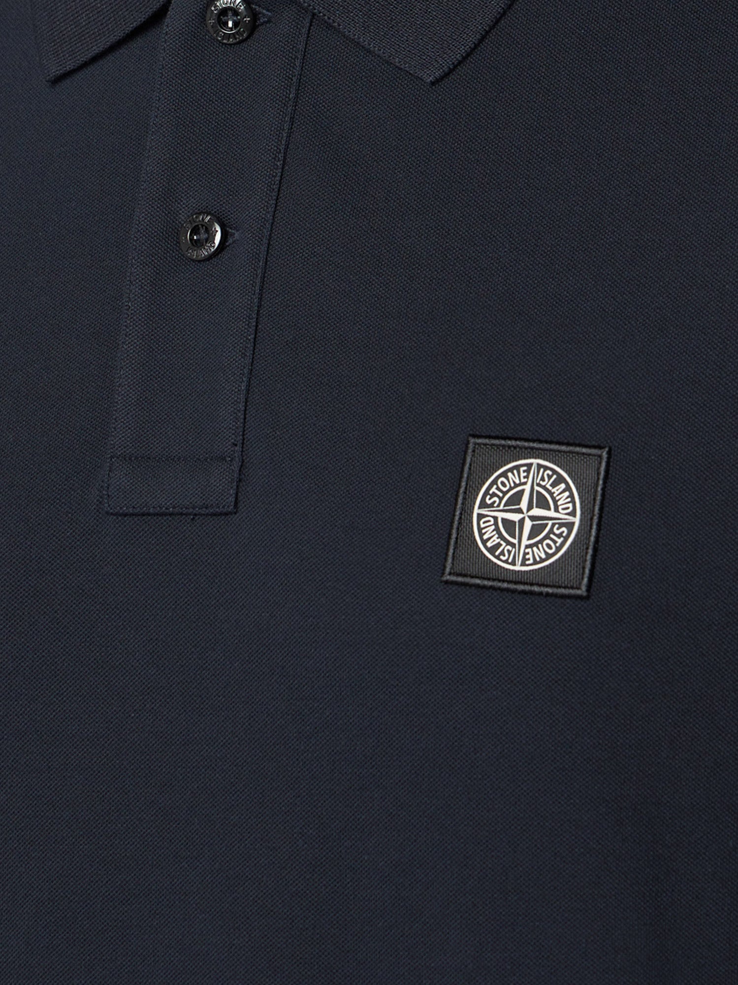 Stretch organic cotton polo shirt - Image 3