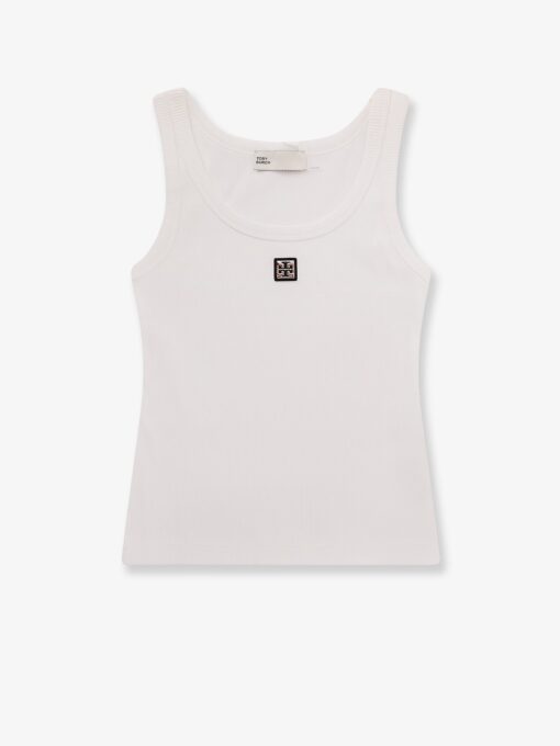 Ribbed cotton tank top