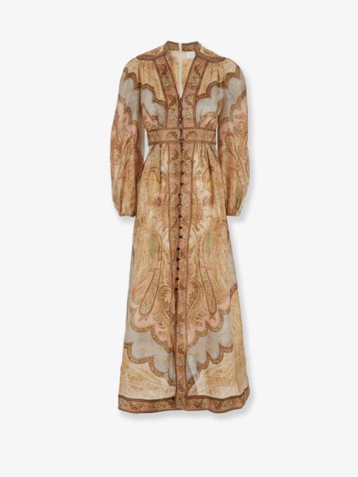Wanderlust multicolor linen dress