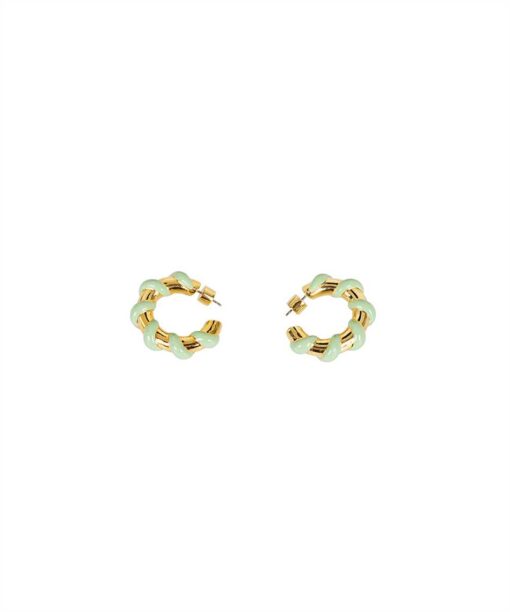 Lanvin MELODIE CANDY HOOPS Earrings