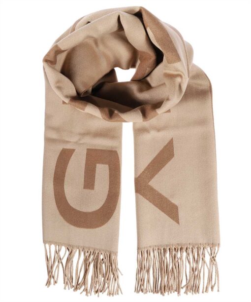 Givenchy LOGO INTARSIA-KNIT LOGO Scarf