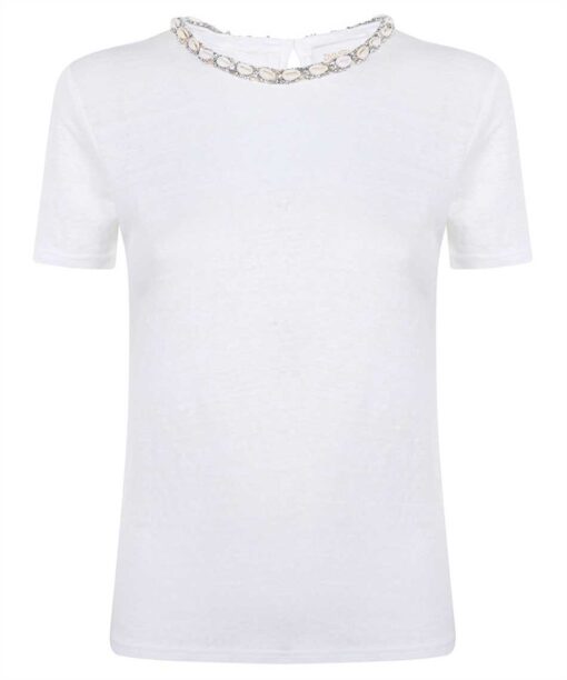 Zimmermann ILLUMINATE EMBELLISHED TEE T-shirt