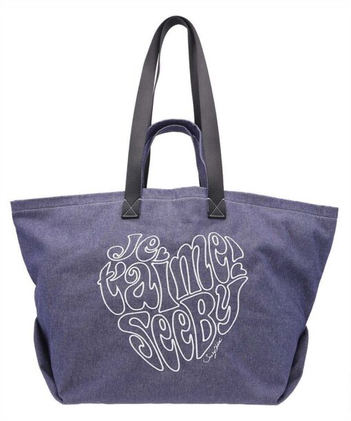 See By Chloè LARGE JE T'AIME DENIM TOTE Bag