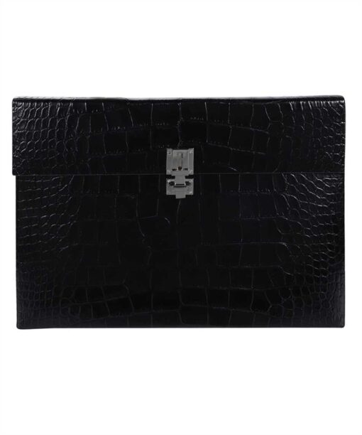 Tom Ford PRINTED CROC LATCH Bag