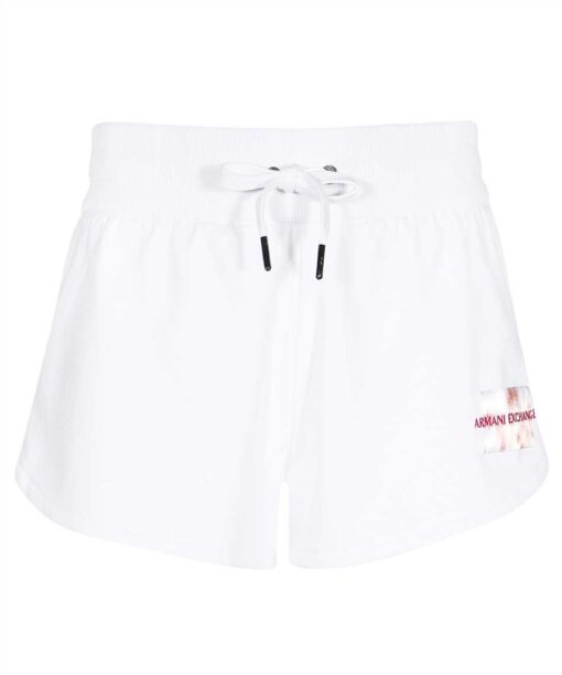 Armani Exchange FRENCH TERRY BLOSSOM LOGO JOGGER Shorts