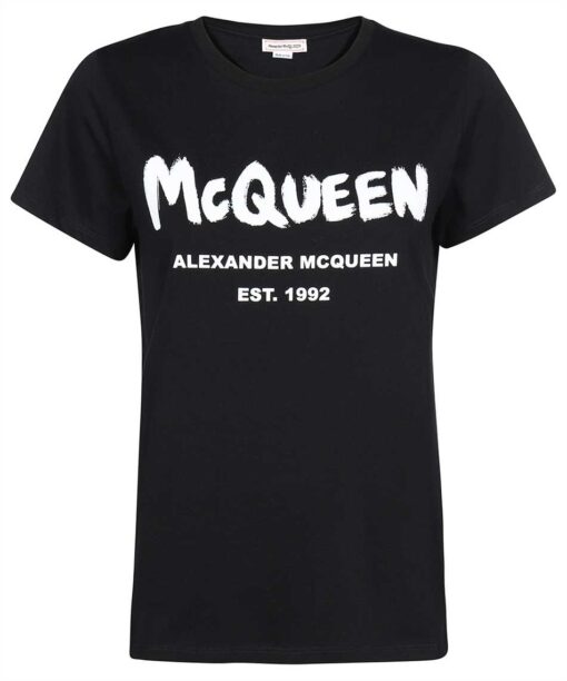 Alexander McQueen FIT GRAFFITI T-shirt