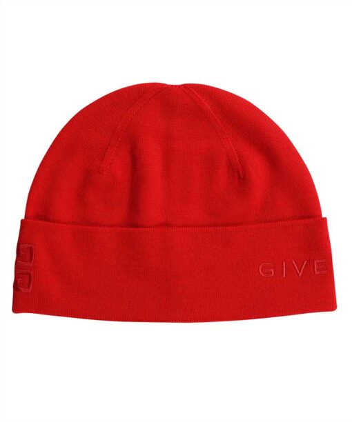Givenchy 4G GIVENCHY EMBROIDERED WOOL Beanie