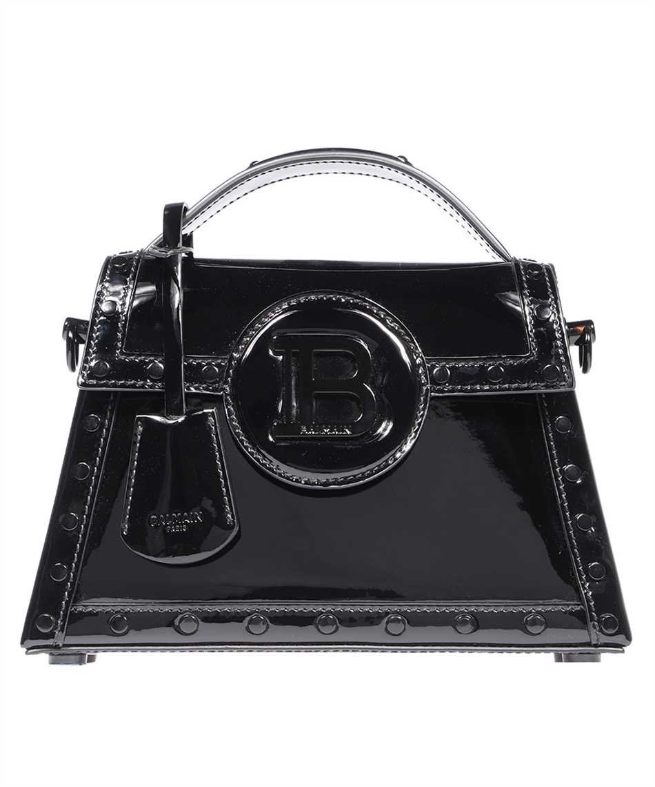 Balmain B-BUZZ DYNASTY PATENT LEATHER Bag