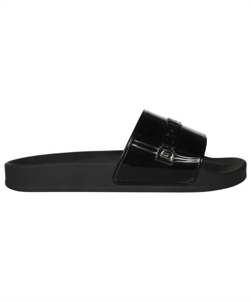 Dsquared2 EMBOSSED-LOGO OPEN-TOE Slides