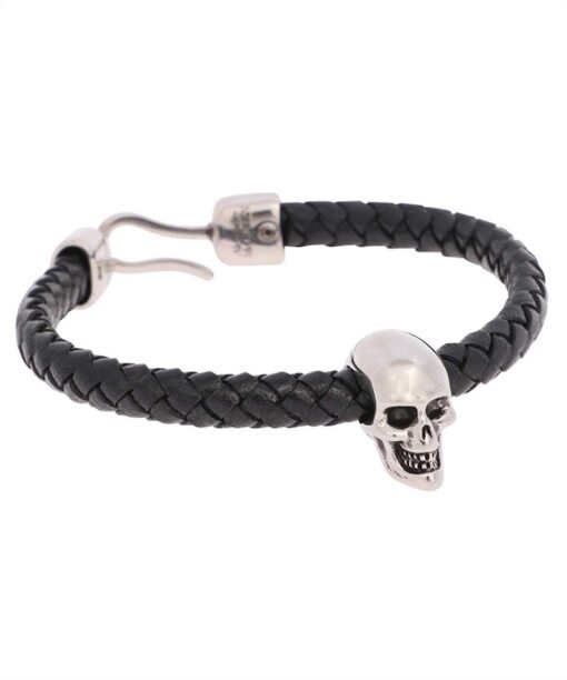 Alexander McQueen SKULL LEATHER Bracelet