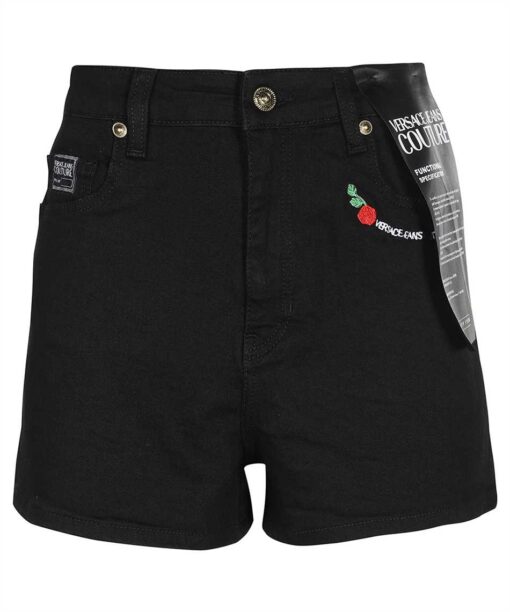 Versace Jeans Couture EMBROIDERED-LOGO MINI Shorts