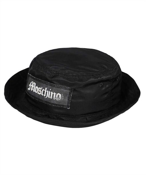 Moschino LOGO-PATCH BUCKET Hat