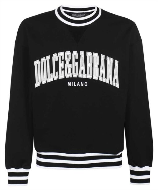 Dolce & Gabbana LOGO-APPLIQUÉ VARSITY Sweatshirt