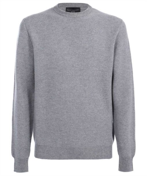 Brett Johnson CASHMERE HONEYCOMB CREWNECK Knit