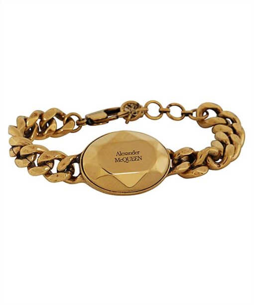 Alexander McQueen THE FACETED STONE CHAIN Bracelet