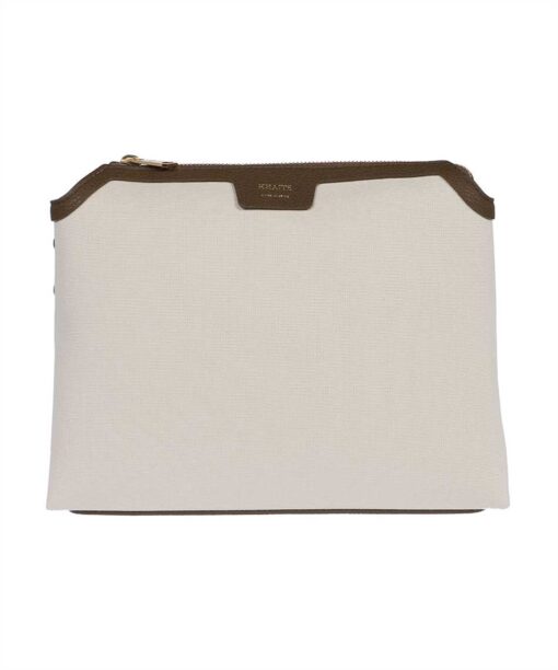 Khaite LINA MEDIUM CANVAS CROSSBODY Bag