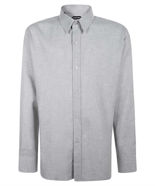 Tom Ford CASHMERE MELANGE FLUID FIT Shirt