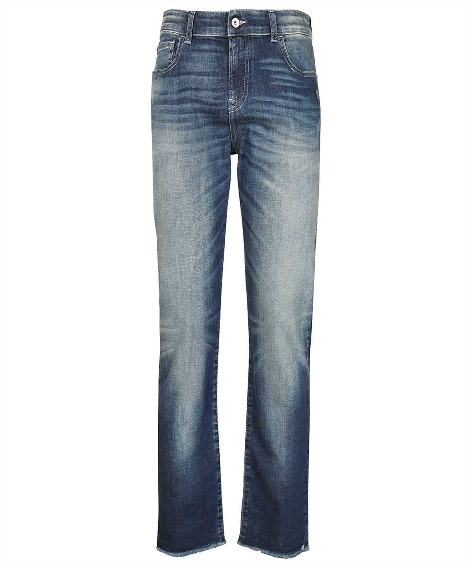 Emporio Armani EMBROIDERED-LOGO DENIM Jeans